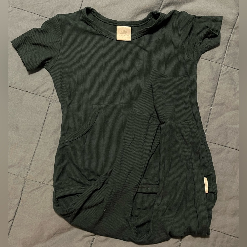 Ready Set Romper Luxe Sage Short Sleeve Long Leg size 12-24 months